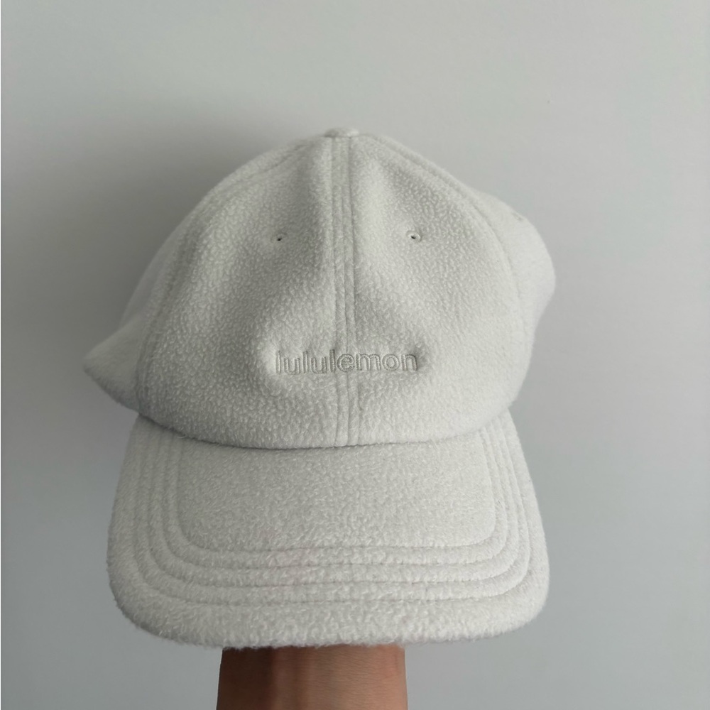 Lululemon Cream Fleece Hat